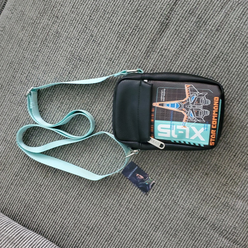 Star Command Black and Blue Crossbody Bag